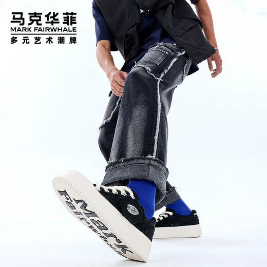 Mark Huafei sneakers men's shoes winter 2025 new large-toe thick-soled canvas shoes men's trendy non-slip light luxury height-increasing mesh shoes men black men and women same style 39 leather shoe code = sports code 40