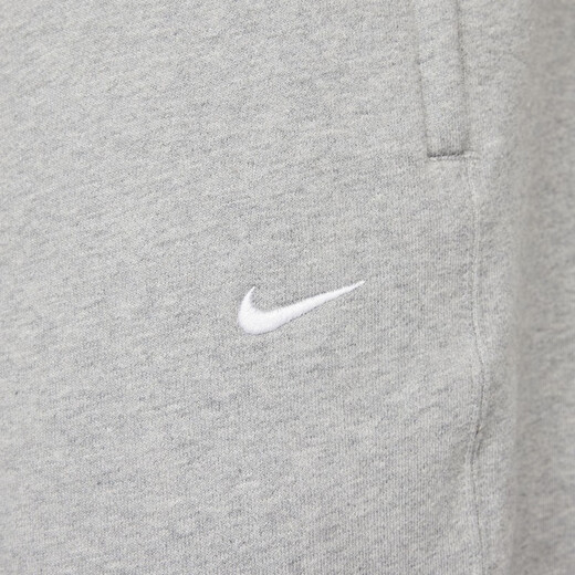 Nike (NIKE) official men's fleece trousers and sweatpants knitted loose casual embroidered personality soft DX1365 063 color dark gray/white XL