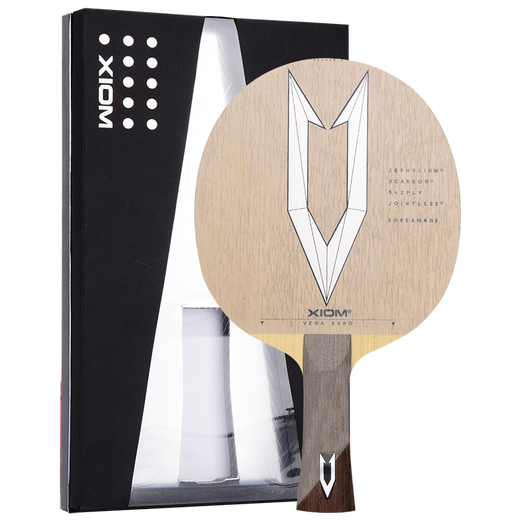 XIOM VEGA carbon fiber table tennis blade professional table tennis racket offensive competition training light cricket board Weijia Europe horizontal shooting FL (long handle)