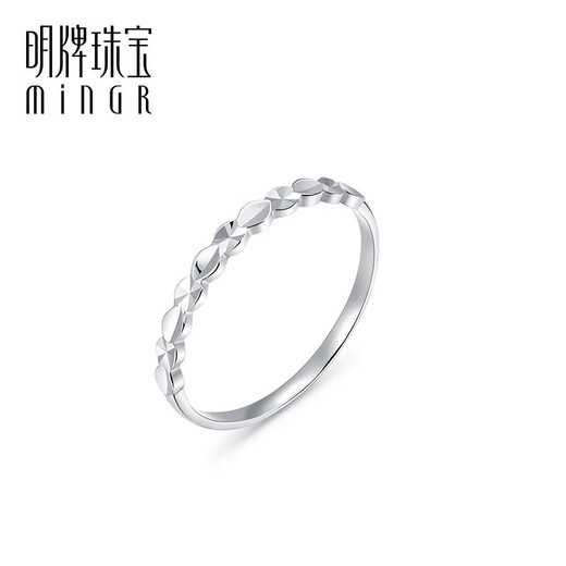 Ming brand jewelry platinum Pt950 platinum fashion car flower blooming ring gift for women BFM0055 platinum ring size 12 about 1.14 grams