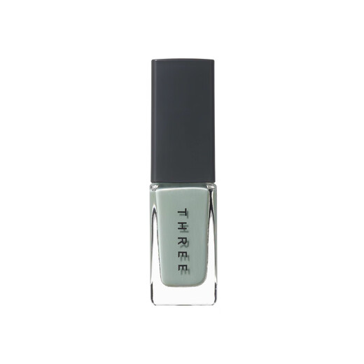 THREE Japan direct mail 2024 summer new natural plant topcoat quick-drying long-lasting new color nail polish 7ml 17 SHELTERING SKY