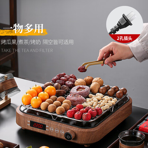 Jiewu glass teapot kettle, teapot, teapot, health teapot, stove, electric ceramic stove, teapot, Fangmu + Cangshan (flat light) + three-piece set 800ml