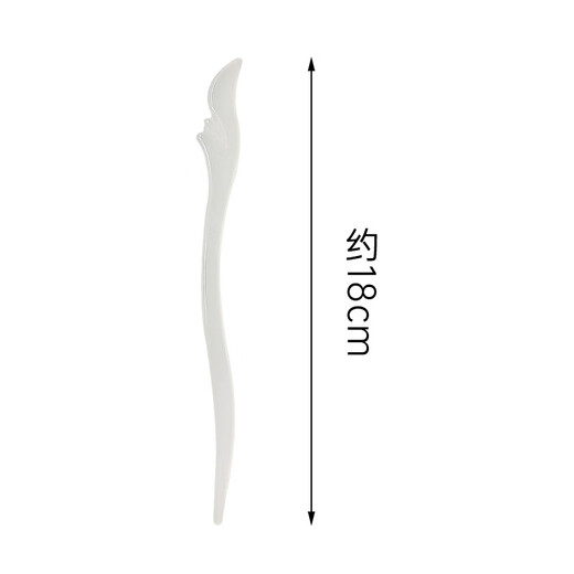 Mr. Ouyang's Oriental green jade hairpin, blue orchid hairpin, the same style as the male host, hidden heart hairpin, ancient style white hairpin headdress, white A12-103