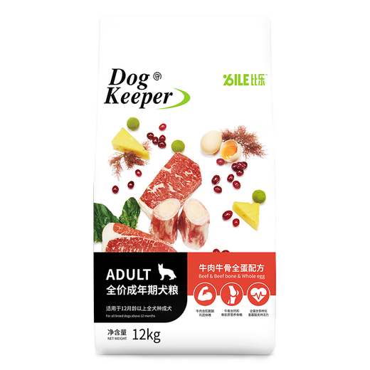 Bile Dog Food Guardian Series Full Price Duck Meat and Pear Beef and Ox Bones Salmon Dog Food for Adults and Young Dogs Beef and Ox Bone Whole Egg | General Food for Adult and Puppies 24 Jin Jin is equal to 0.5 kg