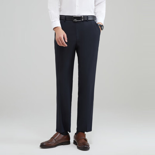 Youngor trousers men's autumn and winter young men's business casual trousers VCHX329960AWA black 170/78A