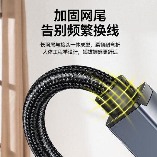 Shanze printer data connection cable 5 meters USB2.0 square port high-speed printing cable supports HP Canon Epson printer A male to B male aluminum alloy LDY50