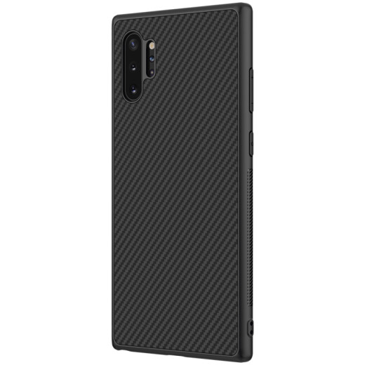 Nelkin Samsung note10+ mobile phone case fiber shield mobile phone protective case/protective cover/mobile phone case black