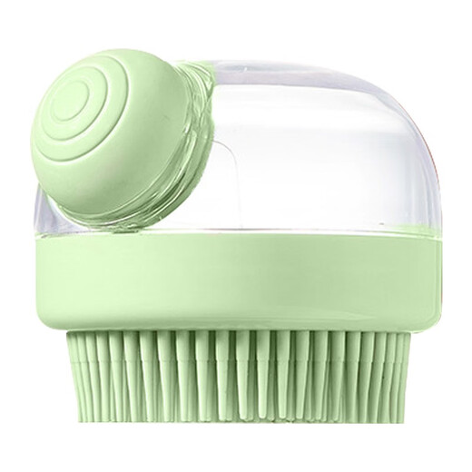 QiOh pet dog bath brush silicone bath brush special cleaning massage comb cat bath artifact dog supplies pet bath brush-green