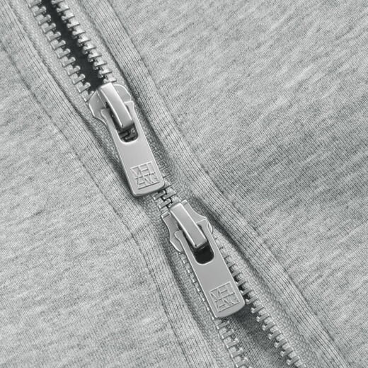 MEIYANG streamer suit, temperature-locking air layer stand-up collar, detachable streamer top, casual pants, fashion slimming autumn new style, light gray (regular version) L