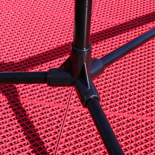 阿姆斯AMUSI羽毛球网架 便携式移动羽毛球架/网柱 5.1米标准单打 含球网