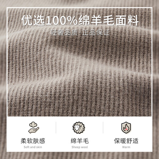 MONTAGUT Year of the Horse New Year Cardigan Men's Thickened Warm Half Turtleneck Sweater Casual Versatile Base Sweater Black Gray 3XL