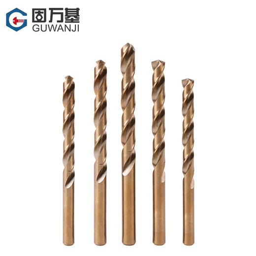 Guwanji stainless steel cobalt-containing twist drill bit specializing in metal hole expander drill multi-functional alloy hole opener electric drill bit 3.4MM (2 pieces)