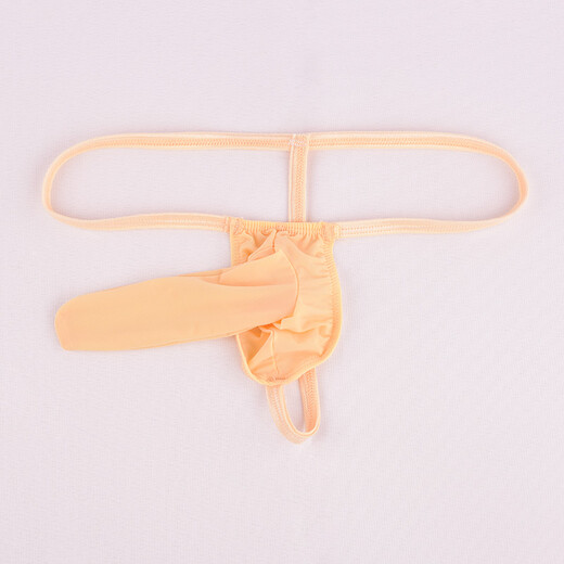 Ye Zimei men's sexy underwear ultra-thin transparent ice ribbon set thong men's T-pants men's see-through sexy underwear 4058 red one size fits all closed mouth