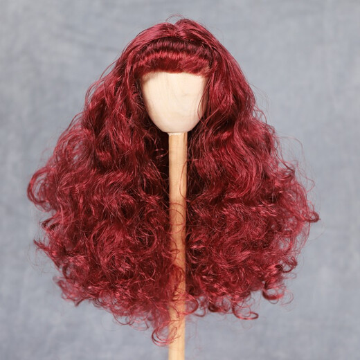 德必胜娃娃硅胶假发套DF梦童话开脑版60厘米3分娃专属 F款 280/12532刘海 适用开脑版60CM/3分娃使用