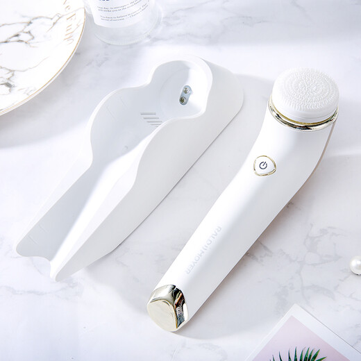 Raldmoyer UV disinfection DuPont soft bristle brush head silicone head warm air drying cleansing device gift box (double set of brush heads)