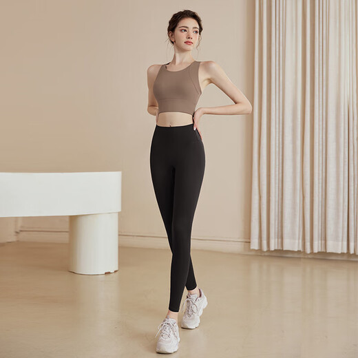 LULUUVTTOH Sports Suit Women's Running Shockproof Bra Pilates Training Vest Outerwear Yoga Fitness Clothing Top Women Gray Yoga Pants XL