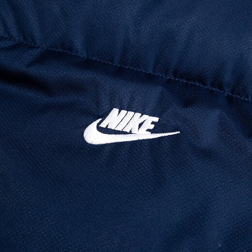 耐克（Nike）棉服男装秋冬季新款户外跑步服防风保暖马甲背心外套 FB7374-410藏青蓝 L