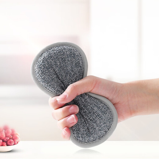 Fuaijia rags, sponges, steel balls, double-effect scouring brush, oleophobic cleaning cloth, pot scrubbing cloth, 2 pieces, 4 pieces