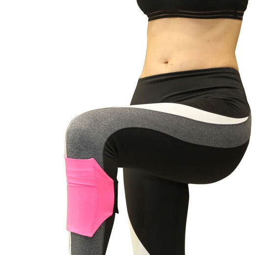 Shantou Lincun mobile phone strap arm sports leg bag running calf unisex arm bag fitness elastic gray SN8764 black thigh-(40-60c m leg circumference)