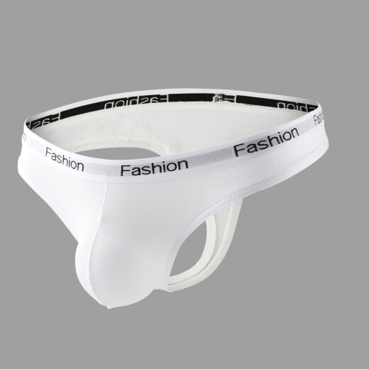 Thong men's fully transparent low-waisted cotton Thong wide-brimmed European and American fashion sexy u-convex underwear trendy men's seamless sports t-pants men's lacy sexy underwear mood supplies white underwear men's narrow-edge sexy men's low-waisted small briefs pants men's summer XL, Autumn underwear for men, handsome men's sexy underwear, men's low-waist briefs