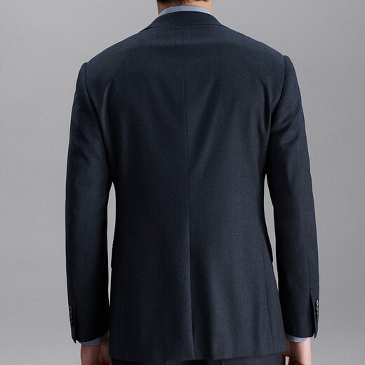 Anniversary Bird Suit Men's Winter New Business Casual Men's Solid Color Formal Suit, Trousers Suit, Blue Green Solid Color 48 B(175/100) /Please note waist or trousers