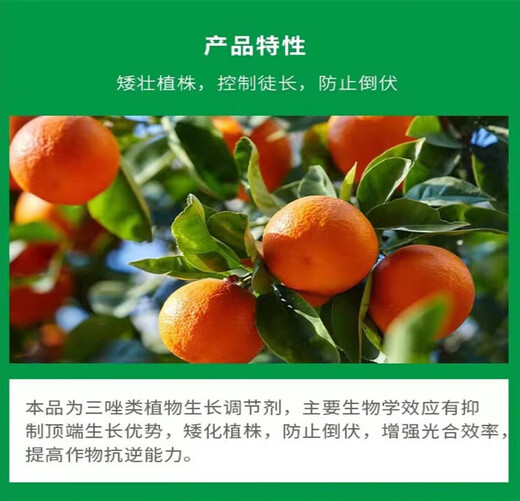 Jianpai Uniconazole pesticide, citrus and lychee shoot control flower promoter, control shoot growth hormone, control the growth of pepper, old drug dicloconazole 100g