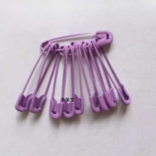 Kalevinman Brooch Color Safety Song Large and Small Birthday Gift Pink 22mm (5 Pieces)