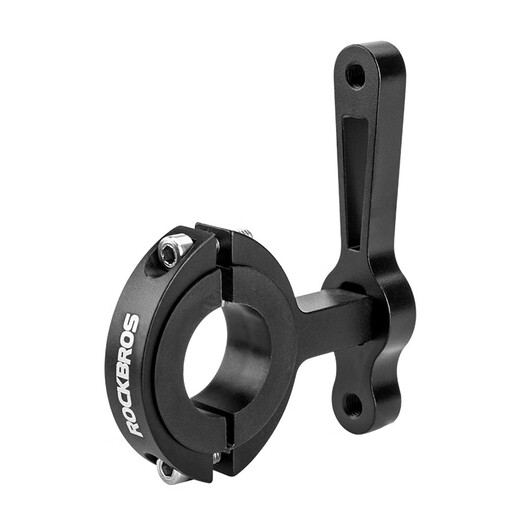 Rock Brothers Bicycle Water Bottle Cage Conversion Seat Mountain Bike Water Cup Holder Fixed Ring Adapter Cycling Equipment Conversion Base - Black