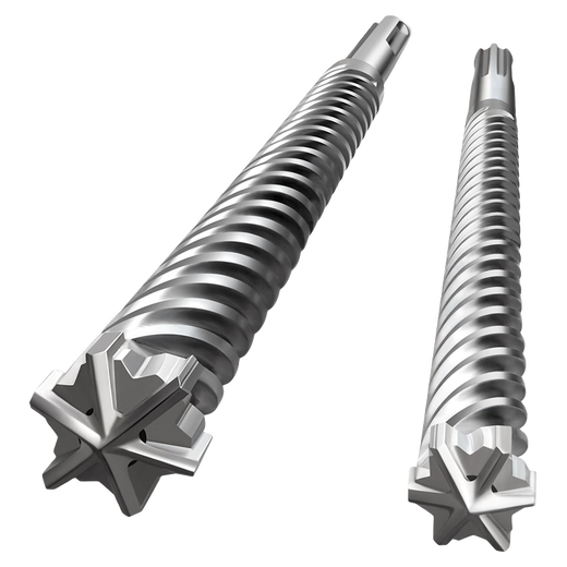 Speed drilling five-pit six-edged electric hammer drill bit for reinforced concrete wall stone drilling suitable for GBH5-40D electric hammer five-pit six-edged 18*340