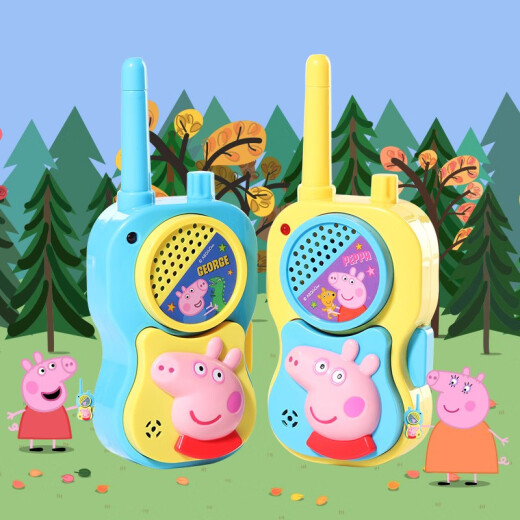 Peppa Pig birthday gift children's walkie-talkie wireless telephone outdoor machine fruit cutlery doctor play house toy female walkie-talkie