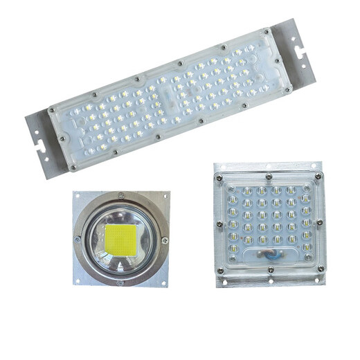 Xinkaichen community high-pole magnolia landscape LED street lamp 7-character wick light source 220V module block 30W lawn lamp-10W 70*70mm warm light (2 pcs)