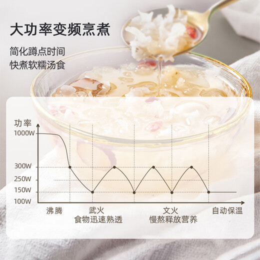 Bear health kettle multi-function tea maker household fully automatic kettle thickened glass electric kettle microcomputer flower tea kettle insulation kettle with filter 1.8L 1.8L multi-stage insulation YSH-D18F1