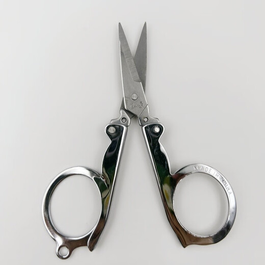 旭杉斯杭州折叠剪旅行大中号剪刀碳钢钓鱼剪旅游轻巧便携带 小号