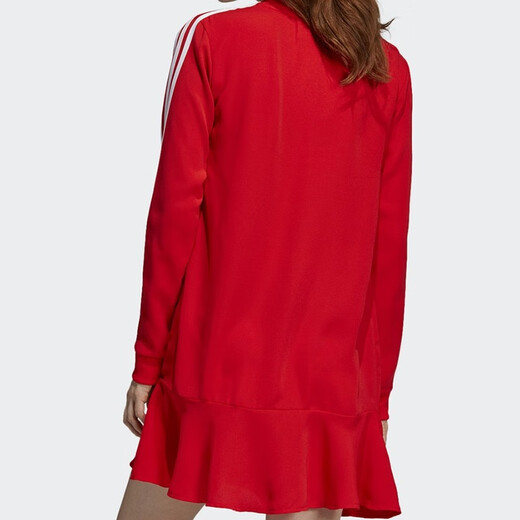 adidas clover Frauen runder Nacken gestrickt Elastic Fashion Kleid DH4550 DW3880 S 34