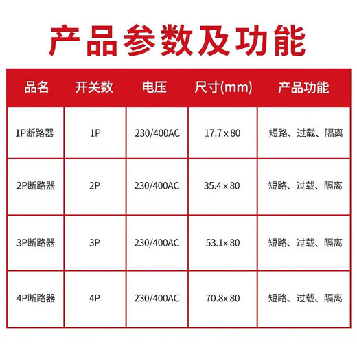 DELIXI ELECTRIC circuit breaker miniature circuit breaker air switch DZ47s C type 3P16A