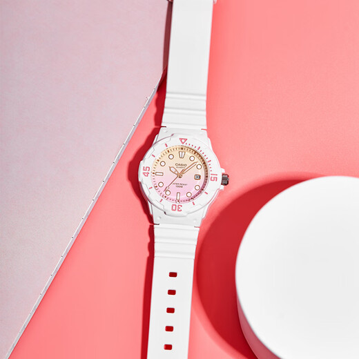 CASIO watches Fashionable sports student watches Waterproof quartz women's watches Children's watches High school students' watches LRW-200H-4E2 Recommended by the store manager