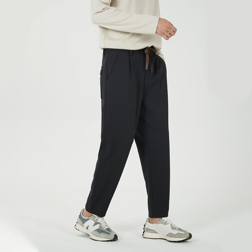 MARKLESS休闲裤男秋冬垂顺易打理聪明裤四面弹百搭简约长裤4855 灰色 33