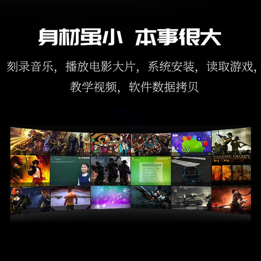 Deepfox mobile optical drive external USB interface optical drive burner dvd/cd notebook desktop computer burning external optical disc drive USB3.0 mobile external optical drive burner-white