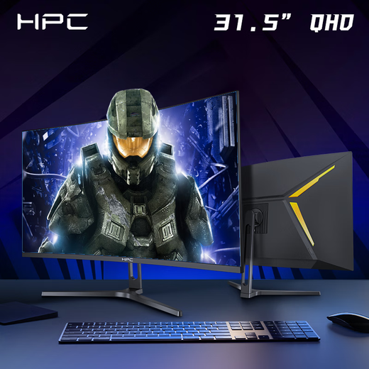 HPC31.5-inch 2K monitor eSports 165Hz HD 120%sRGB R1500 curved HDR technology low blue light flicker-free gaming display HC32QV