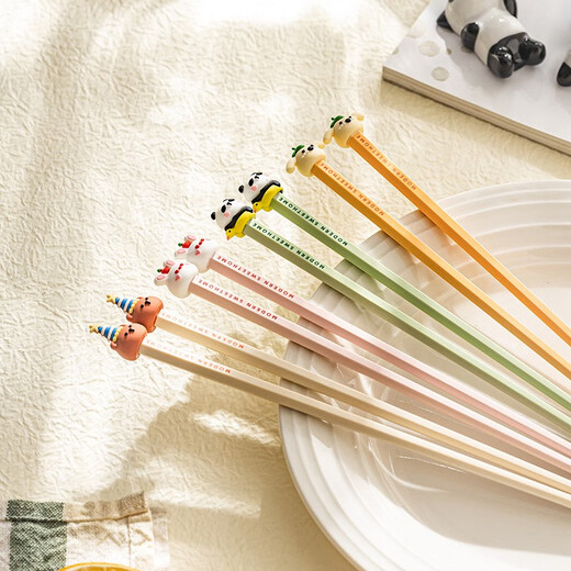 Modern Housewife Animal Party Original Cartoon Cute Alloy Chopsticks Non-Slip Household Antibacterial and Mildew Resistant Chopsticks Healthy Chopsticks Animal Party Alloy Chopsticks-Swimming Panda-1 Pair Modern Housewife Animal Party Original Cartoon Cute Alloy Chopsticks Non-Slip Household Antibacterial and Mildew Resistant Chopsticks Healthy Chopsticks Animal Party Alloy Chopsticks-Swimming Panda-1 Pair