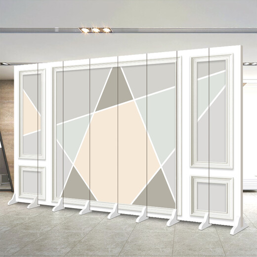 Sala de estar Yuexinmei, entrada, oficina, sala de conferencias, partición del hotel, moderna pantalla móvil de doble cara, Tamaño personalizado F-831, un moderno impermeable y transparente de 40x180 cm