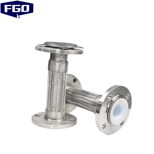 FGO stainless steel fluorine lined braided bellows BWGF46-16P DN32 length 10 meters DN32 stainless steel fluorine lined