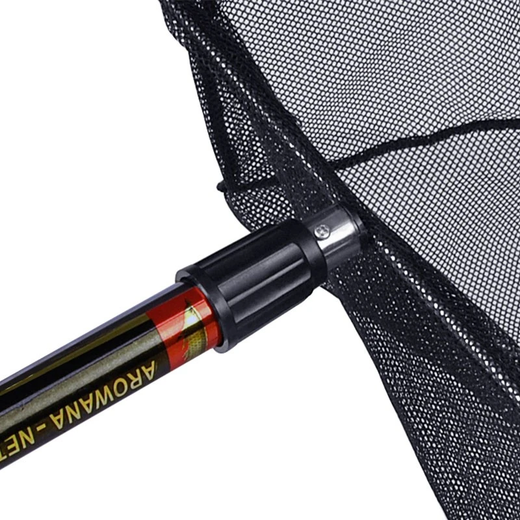 Fisherman fish tank fish pond fishing net net bag copy net ornamental fish telescopic fishing net fishing leaf brush moss net copy net pool 20*18cm fishing net 1 meter pole retractable