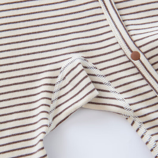 Tongtai (TONGTAI) baby one-piece spring and autumn baby clothes children's outdoor clothing TS43J056-DS coffee 73cm