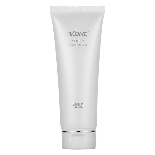 V.ONE Skin Rejuvenation Gel for use with facial hair removal equipment, white 80g