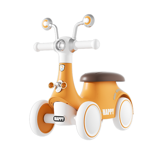 Beichuzhong Balance Bike Children 1-3 Jahre altes Spielzeug ohne Schritte für Jungen und Mädchen Baby Baby Slid Auto 4-Wheeler-Stallstabil
