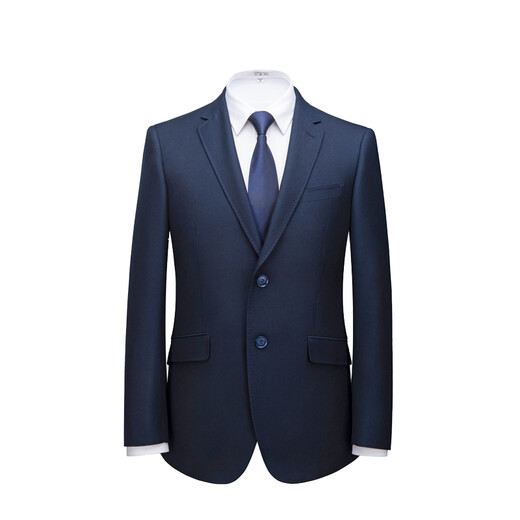 BAROMON anti-wrinkle and iron-free suit men's jacket business light formal suit men's suit top single suit navy blue-single top 175A (single top)