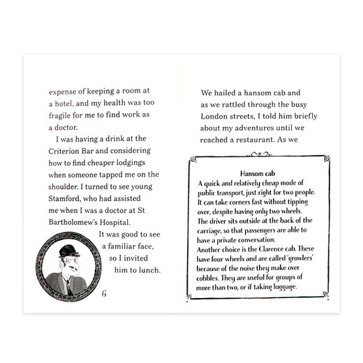 Sherlock Holmes, Volume 1, 10-volume set (Sweet Cherry Publishing House), chapter bridge book, primary school extracurricular reading, imported English original