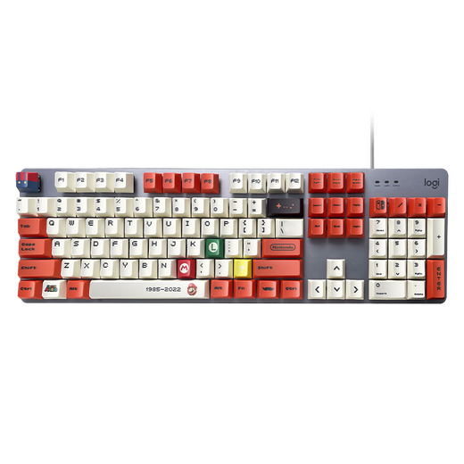 罗技（Logitech）K845 有线游戏机械键盘 G502 HERO 电竞有线鼠标 游戏鼠标 电竞键鼠游戏套装 G502HERO-淘气粉粉贴纸+K845红轴