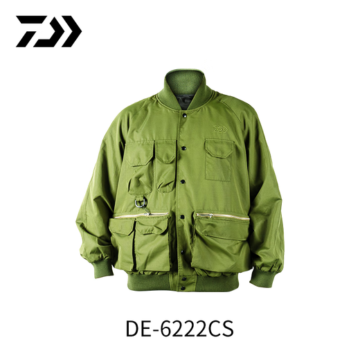 DAIWA 22 new style DE-6222CS workwear waterproof fishing jacket multi-pocket loose jacket military green M